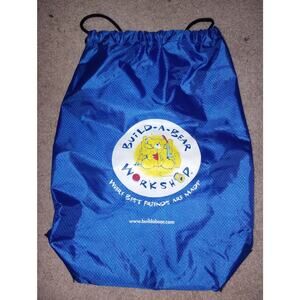 Build A Bear Drawstring Backpack and Care Items Lot Accessories Brush Bowl